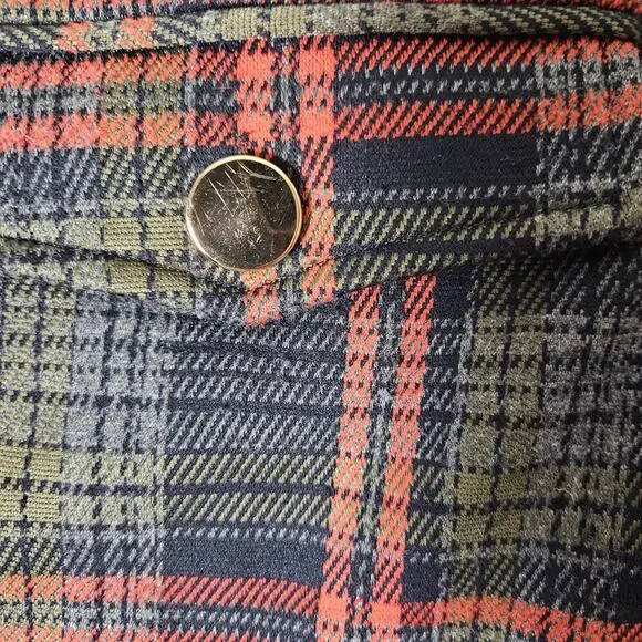 Modcloth Pinafore Dress Womens Blue Green Red Large Pink Academia Plaid Casual - Picture 13 of 14